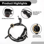 ABS Wheel Speed Sensor Kit for Dodge Caliber 2007-2012 1 x Front Left