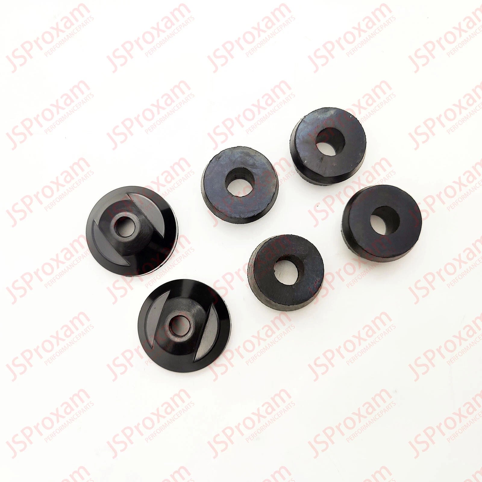 Set of 4 Bushings 23-99291T & 2 End Caps 19-14842 for Mercruiser R/MR/Alpha One