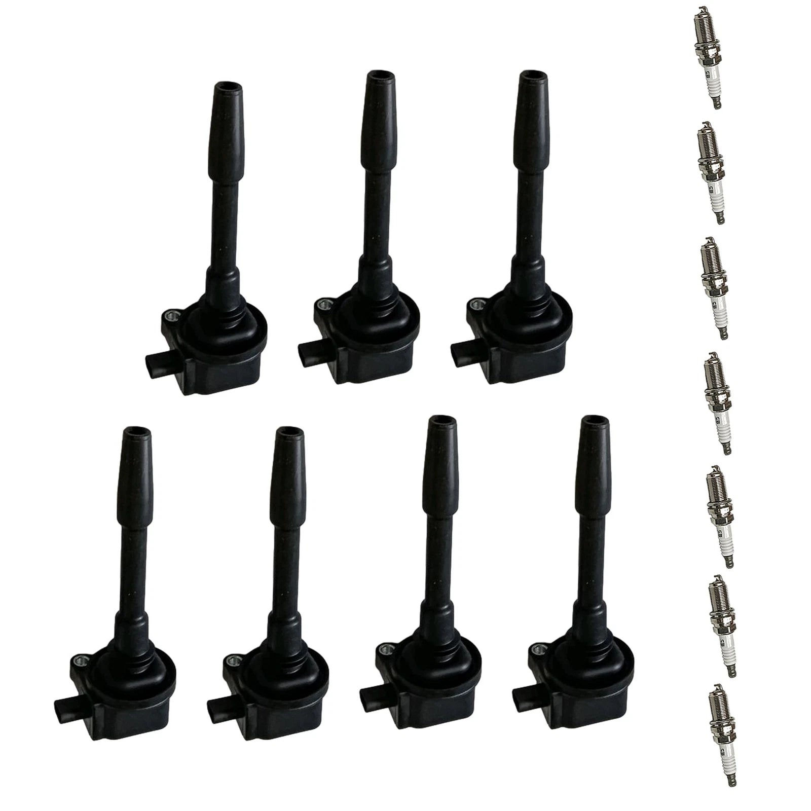 8X Ignition Coils & 8X Spark Plugs for Ford F-150 Mustang (2011–2021)