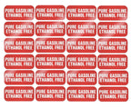 Ethanol Free Sticker for Outdoor Power Equipment (Weather Proof)