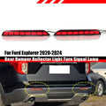Red LED Bumper Reflector Fog Brake Light for Ford Explorer (2020–2024)