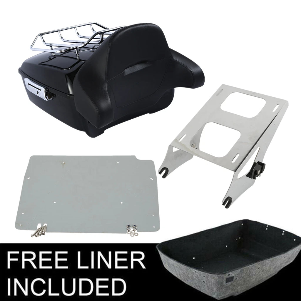 Trunk Mount Rack Base Plate Pad for Harley Road Glide (2014–Up)