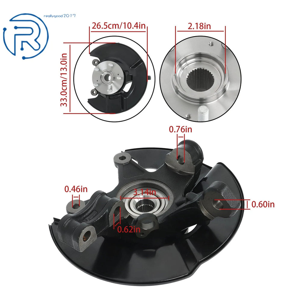 Steering Knuckle Assembly for Honda Pilot (2005–2008)