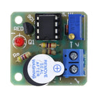 Compact Battery Alarm Module for 9V 12V Systems (Reverse Input Protection)