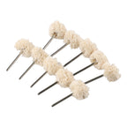 Set of 10 Polishing Wool Felt Wheels for Drill Grinder (3mm Shank)