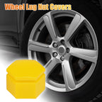 20 Pcs 22mm Wheel Lug Nut Cover for Land Rover Range Rover Sport (2006–2013) Yellow