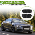 1 Pair Fog Light Grills for Audi Q5 (No. 80A807679D/80A807680D)