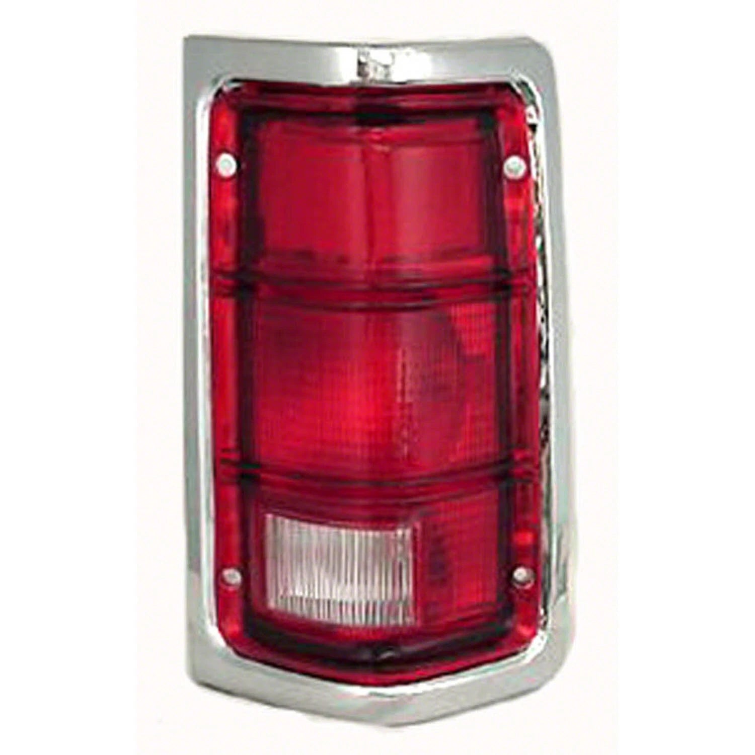 Replacement Passenger Side Tail Light Lens w/Chrome Trim (See Compatible Chart)