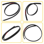 2Pcs Roof Drip Molding Weather Stripping for Toyota Tundra Crewmax (2007–2021)