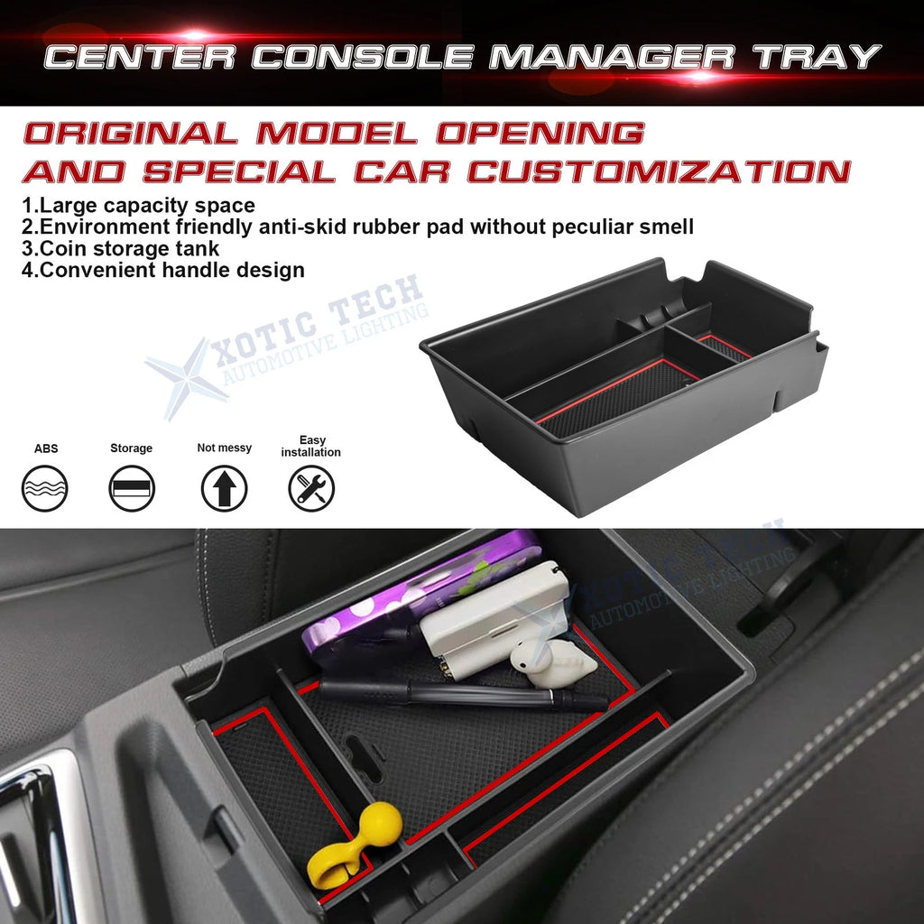 Center Console Armrest Insert Organizer Tray for Hyundai Sonata N-Line (2020-2023)