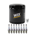 Wix Engine Oil Filter & NGK 8 Spark Plugs for 4Runner GS430 LX470 SC400 (1996–2002)