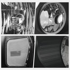 OE Style Headlights for Ford F150/ Lincoln Mark LT (2004–2008) Clear Corner Black
