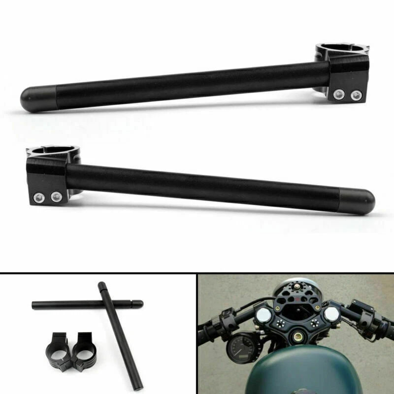 Clip-On Handlebars for Aprilia RSV4, Kawasaki ZX6R (Universal, 51mm T9)