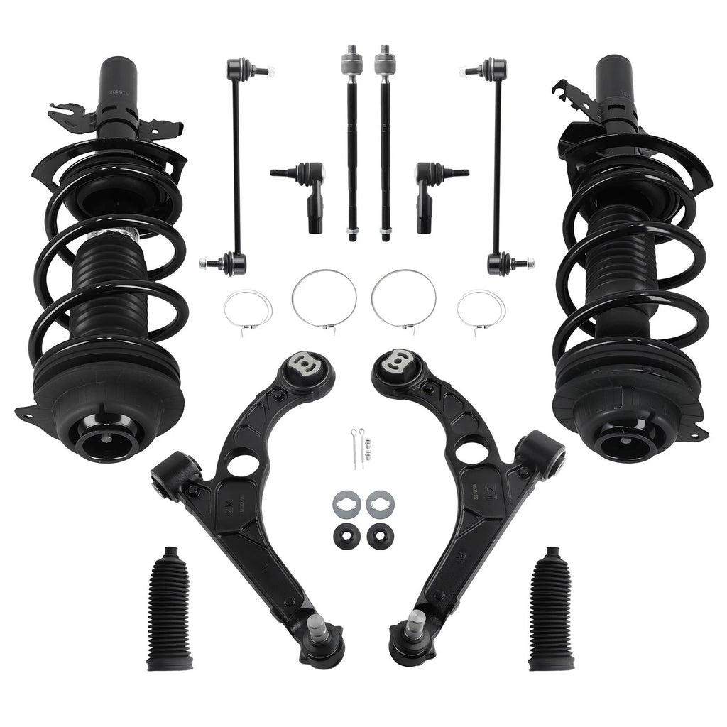 Suspension Front Struts Kit w/Control Arms & Sway Bars for Chrysler 200 (2015–2017)