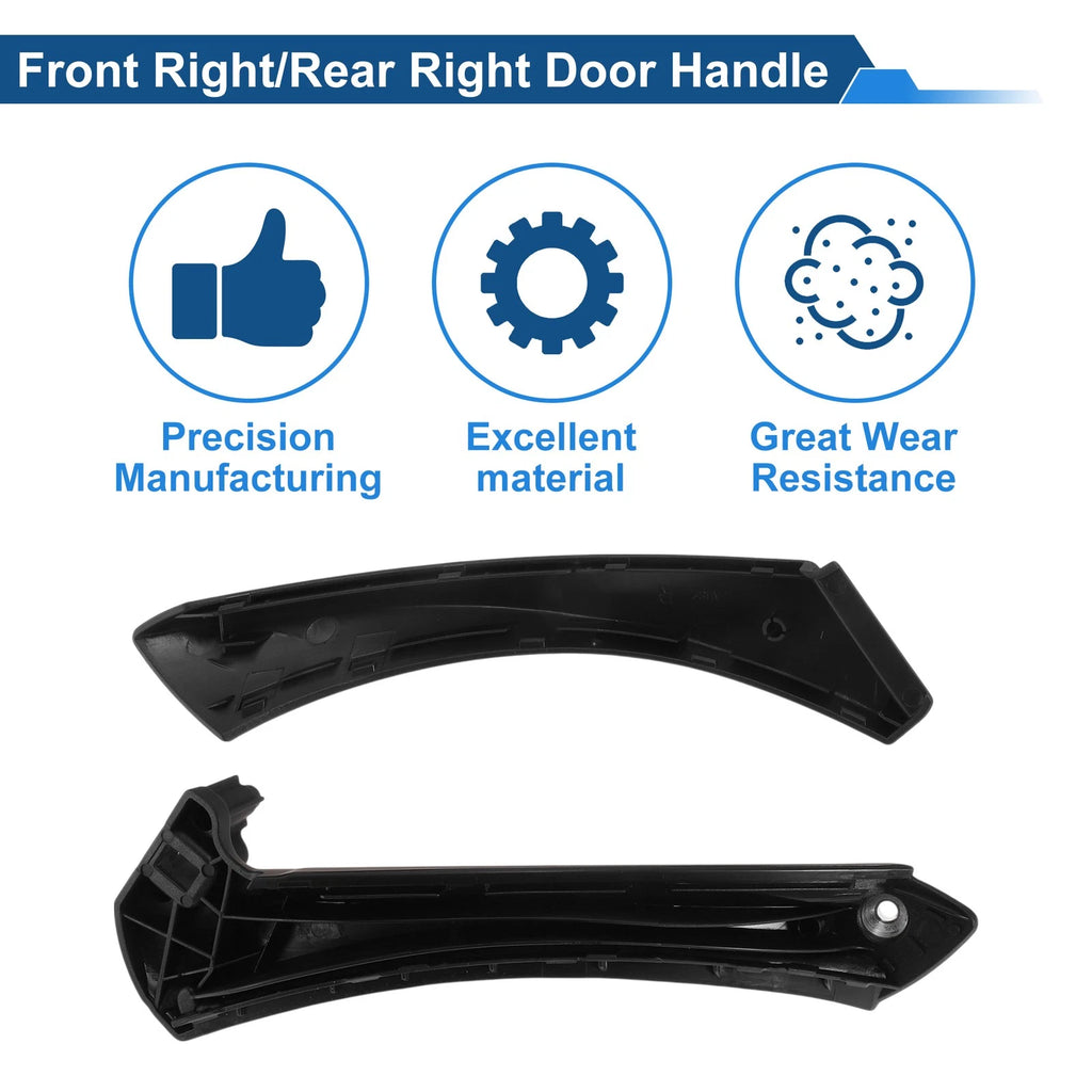 Inner Door Panel Handle for BMW 3 Series E90 E91 (2004–2012) No. 51417230850 Black