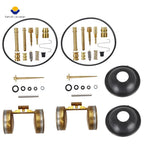 2X Carburetor Repair Rebuild Kit & Float for Honda CB350 CL350 (1968–1973)