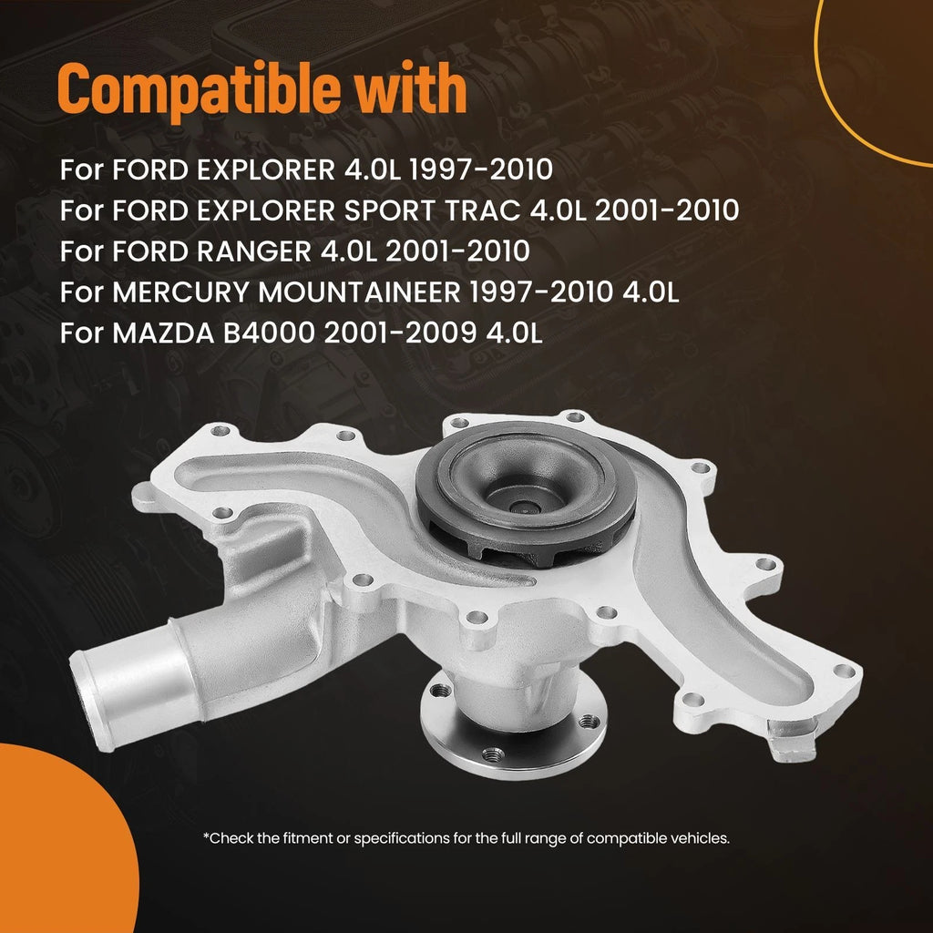 Water Pump for Ford Explorer Sport Trac Mustang 1997–2011
