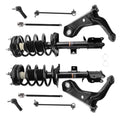 Front Struts w/Coil Spring + Control Arms for 05-09 Ford Escape Mariner Tribute