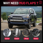 Front Rear Mud Flaps Splash Guards for Toyota 4Runner (2010-2021)