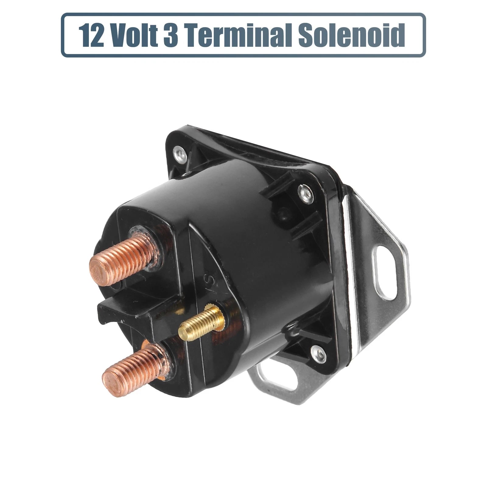 12V Starter Solenoid Switch Relay for Ford  - 3 Terminals
