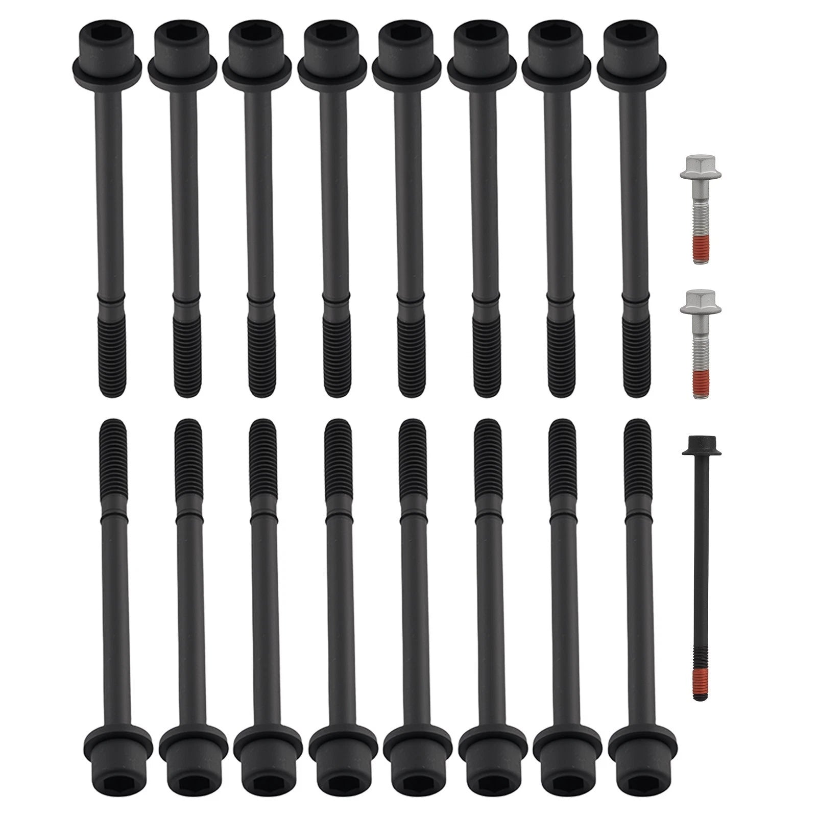 Head Bolt Set for Chevy Buick Isuzu 2.8L 2.9L 3.5L 3.7L 4.2L DOHC (2002–2010)