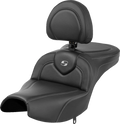 SADDLEMEN Roadsofa Seat with Backrest for Indian Pursuit (2022–2023) - Black Carbon Fiber