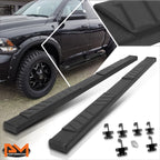 Set of 2 Side Step Nerf Bars for Ram 1500 Quad Cab (2019–2024) Black