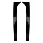 2X Rear Window Spoiler Side Wing Trim Cover for Skoda Superb (2008–2015) Glossy Black