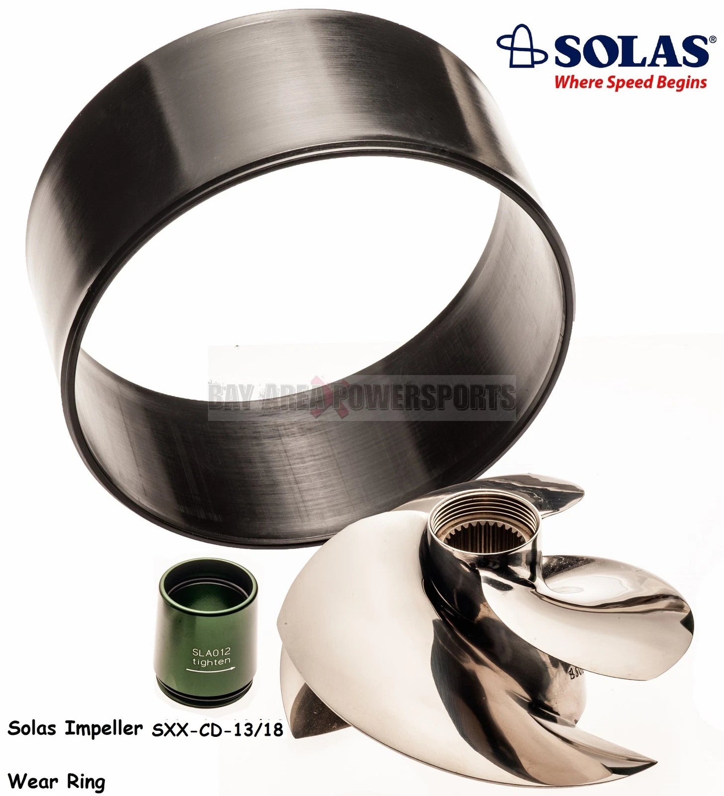 Solas Impeller & Wear Ring for Sea Doo RXPX RXTX GTX Ltd. (2016–2025) 13/18