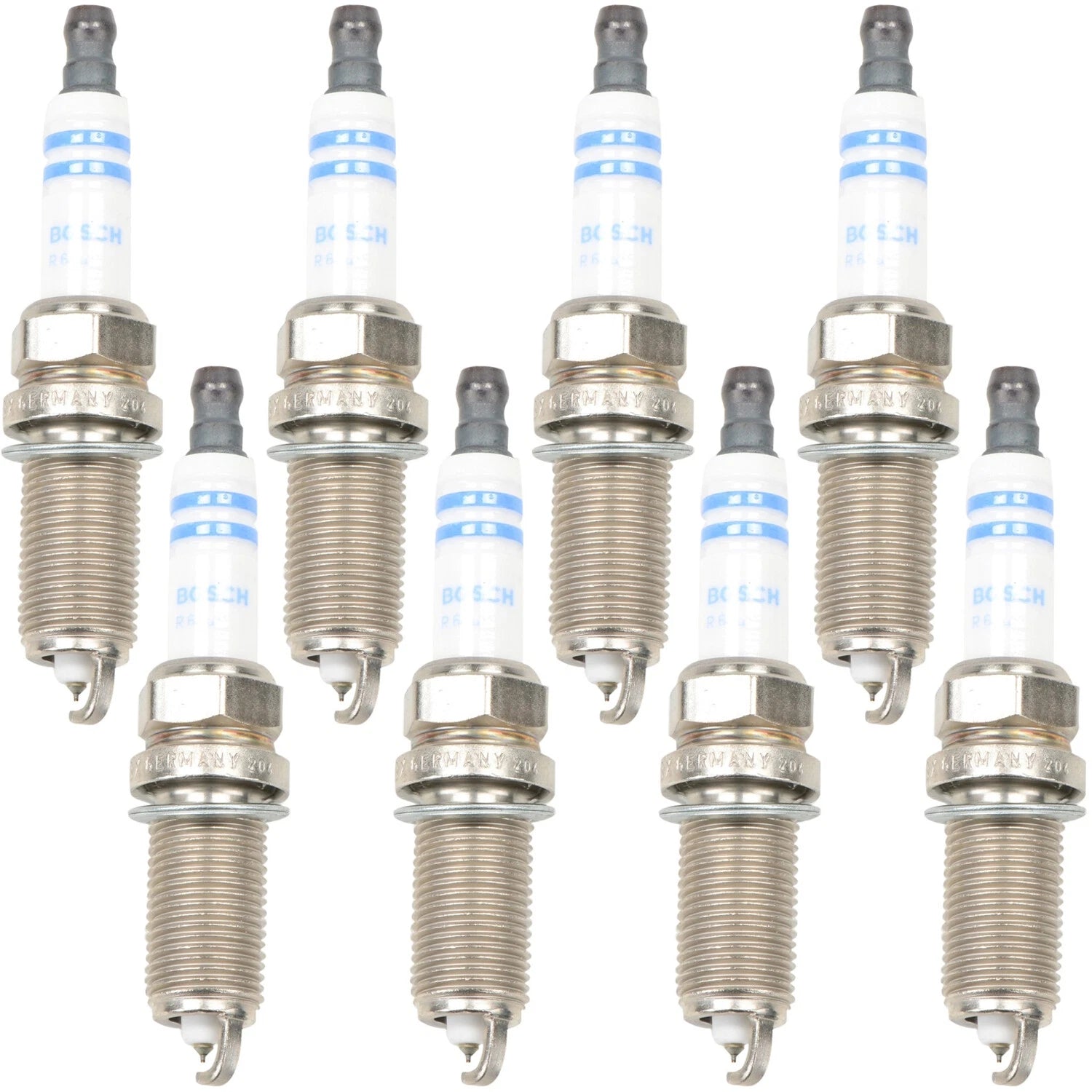 Set of 8 Bosch 9673 Spark Plugs for Chrysler 300 Dodge Charger (2011–2012)