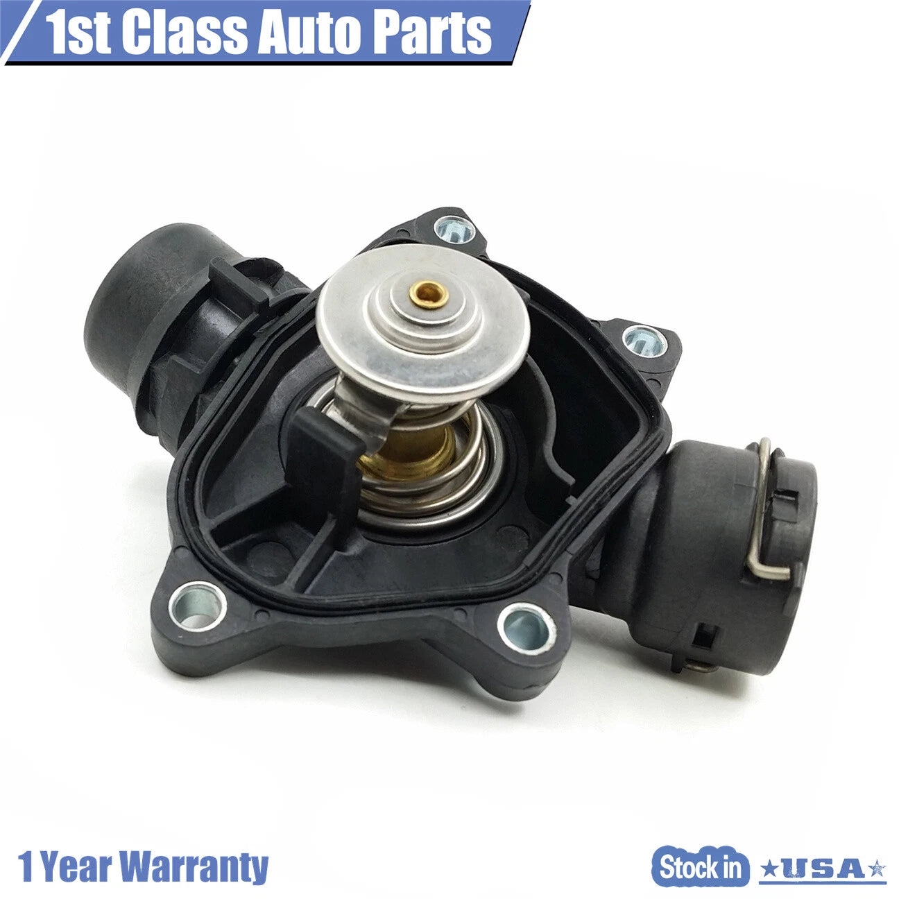 Engine Thermostat with Housing for BMW 328i 128i Z4 X3 X5 335i (1999–2015)