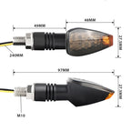 2X LED Turn Signal Lights for Universal Motorcycle (12V)