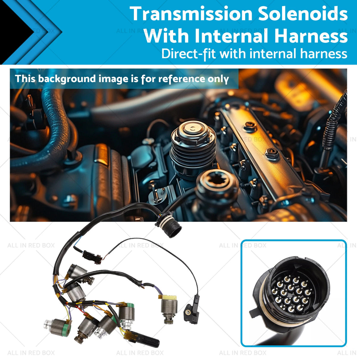 Transmission Solenoids with Internal Harness for BMW Audi Porsche 5HP19 (2000–2006)