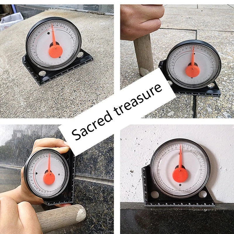 Magnetic Inclinometer Protractor Tilt Level Meter Angle Measure