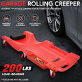 36" Low Profile Automotive Creeper for Vehicle Repair with Padded Headrest