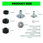 Body Cab Mount Bushings Kit for Ford F250 F350 Super Duty (1999–2007) KF04058BK