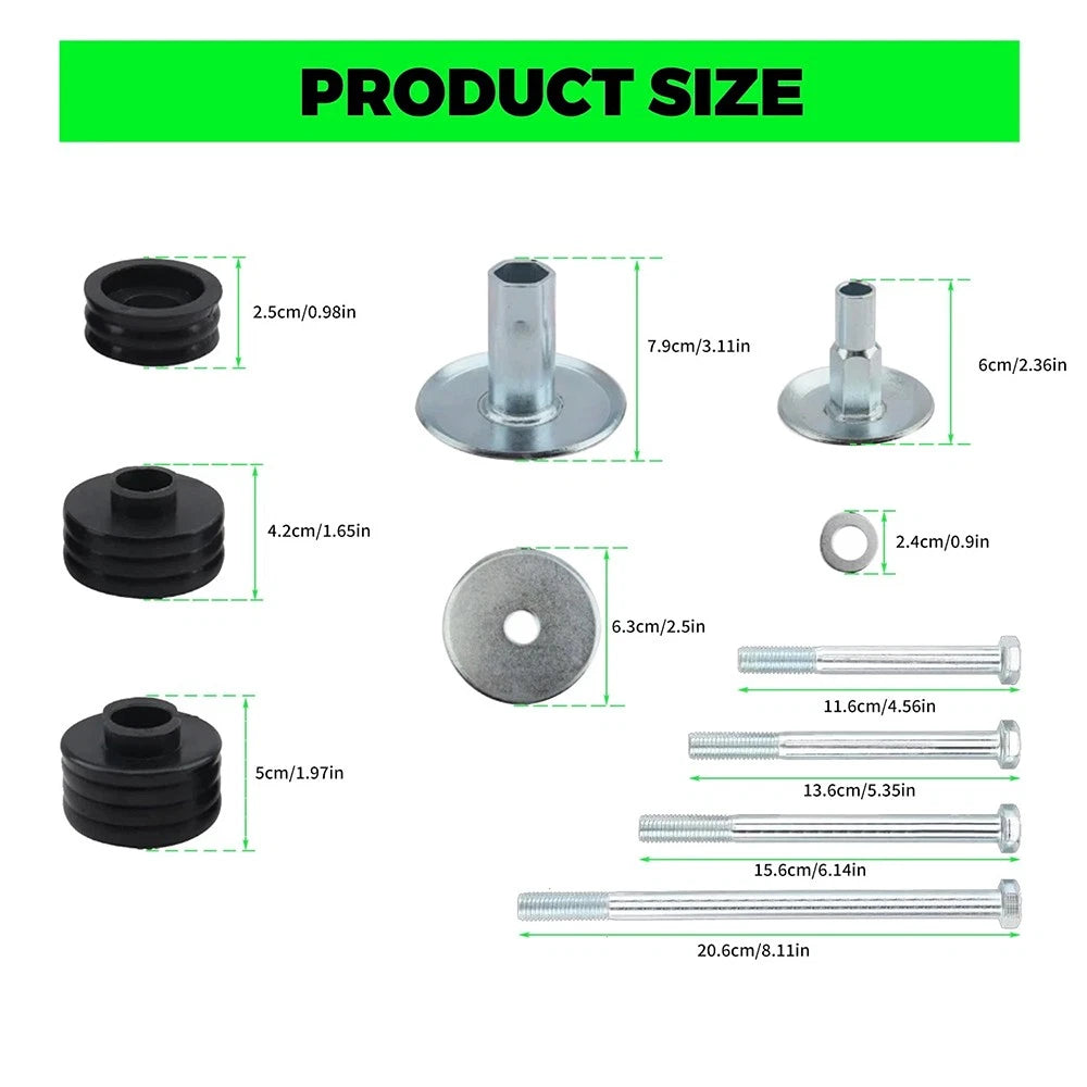 Body Cab Mount Bushings Kit for Ford F250 F350 Super Duty (1999–2007) KF04058BK