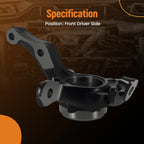 Driver Side Front Knuckle Assembly for Honda Civic Hybrid (2012)