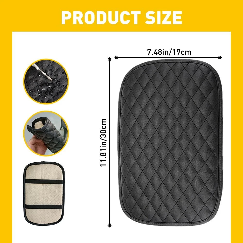 Universal Car Armrest Cushion Cover Protector Mat for Auto Center Console