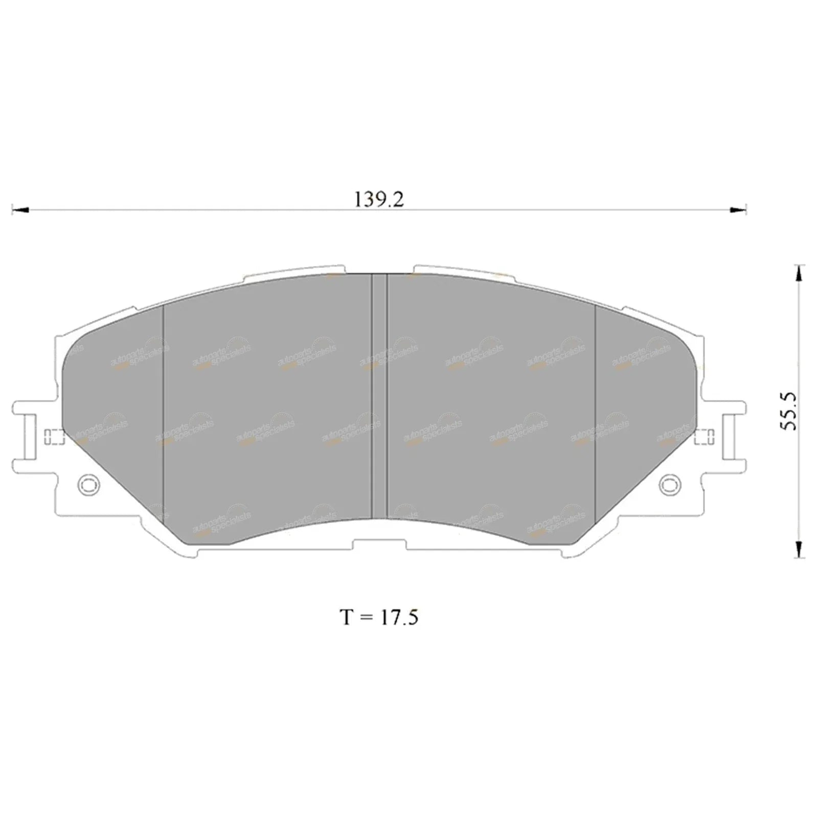 Front Disc Rotors & Brake Pads for Toyota Corolla (2007–2018)
