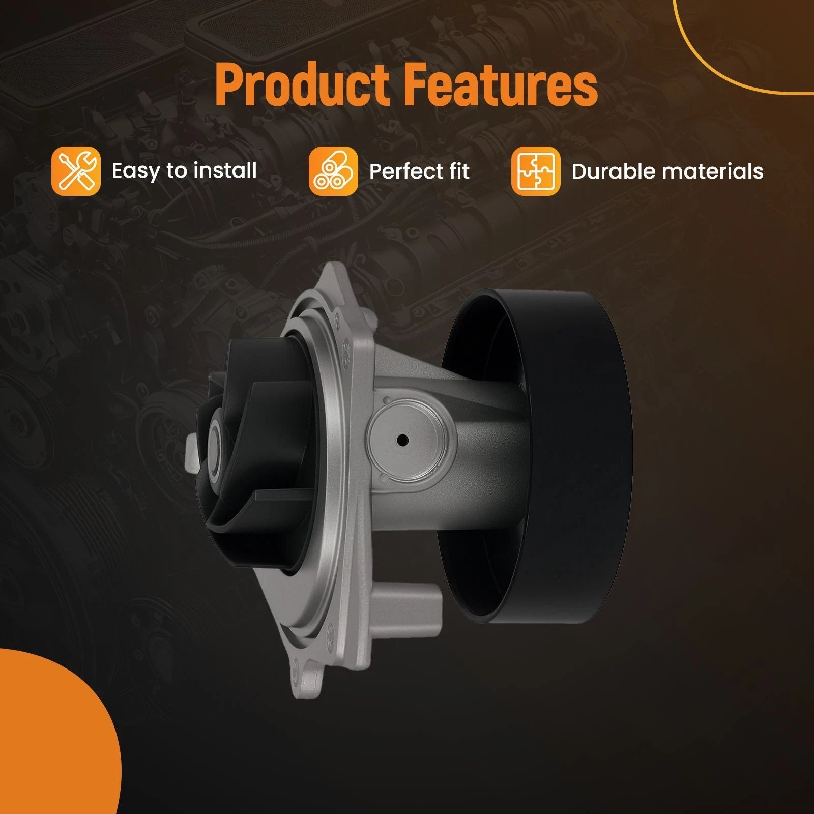 Cooling Water Pump for BMW 740i/740i xDrive (2018–2019) 3.0L G12