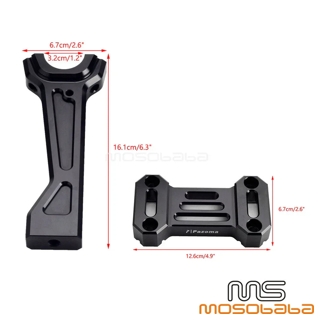 Tall Risers w/ Top Clamp Cover for Harley Pan America 1250 (2021-2024)