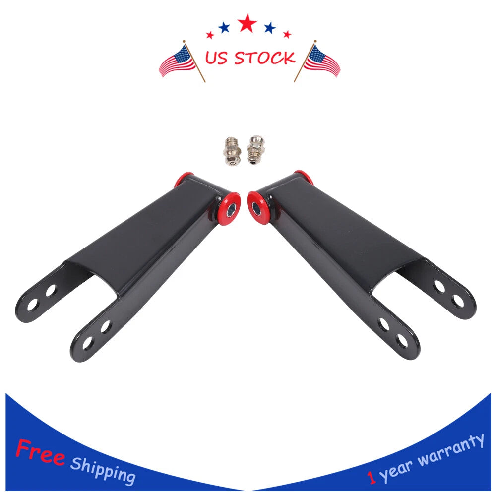 3" Rear Drop Shackles for Chevy Silverado GMC Sierra 3500HD 1500HD (2001–2010)