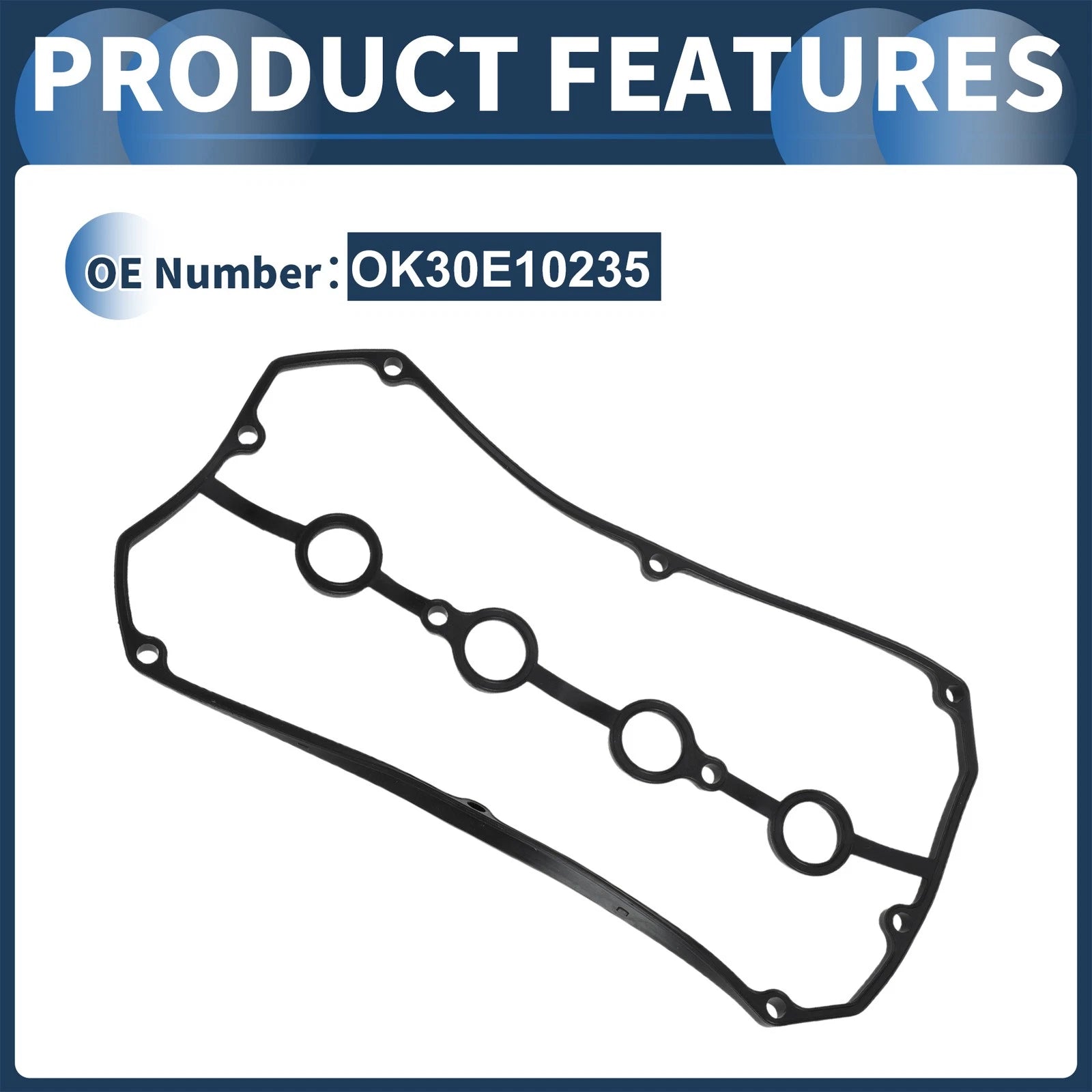 Valve Cover Gasket No.OK30E10235 for Kia Rio 1.5 (2002–2003)