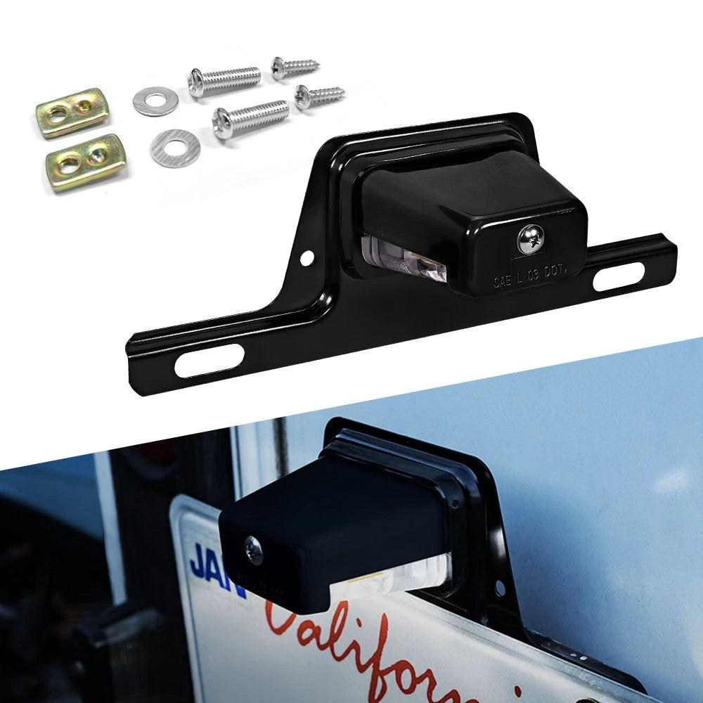 1X Clear LED License Plate Light Kit for RV Truck SUV Boat UTV ATV