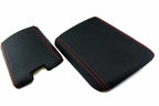 Center Console Lid Armrest for Mazda RX-8 (2004–2008) Black Red Stitch