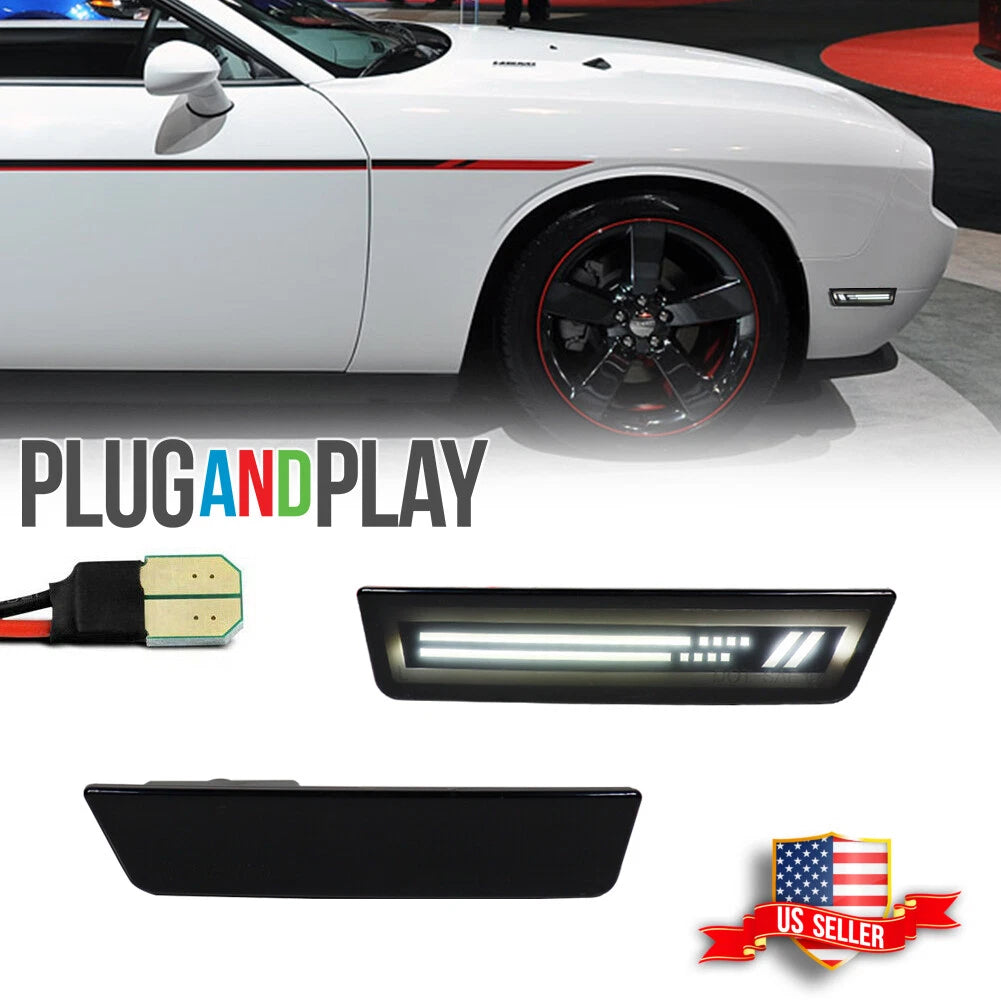 LED Side Marker Lights for Dodge Challenger (2008–2014)