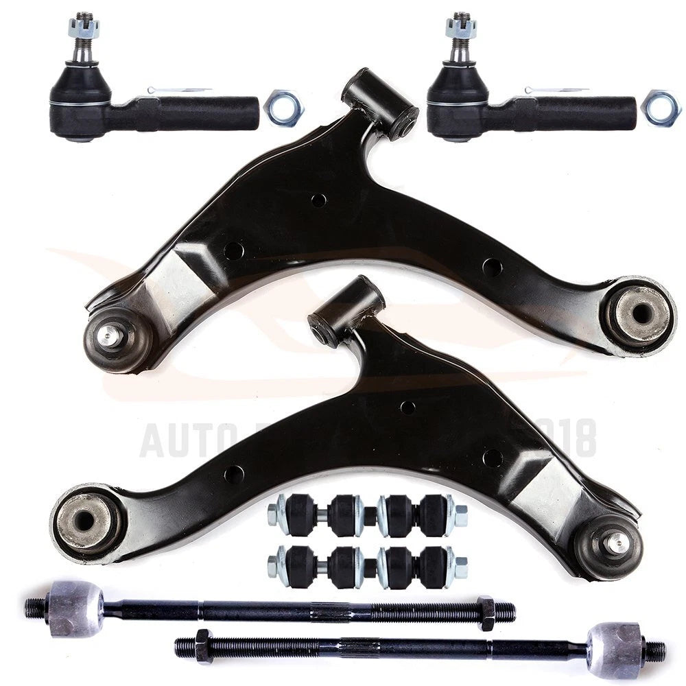 Set of 8 Front Lower Control Arms Tie Rods Sway Bars for Dodge Neon (2001–2005)