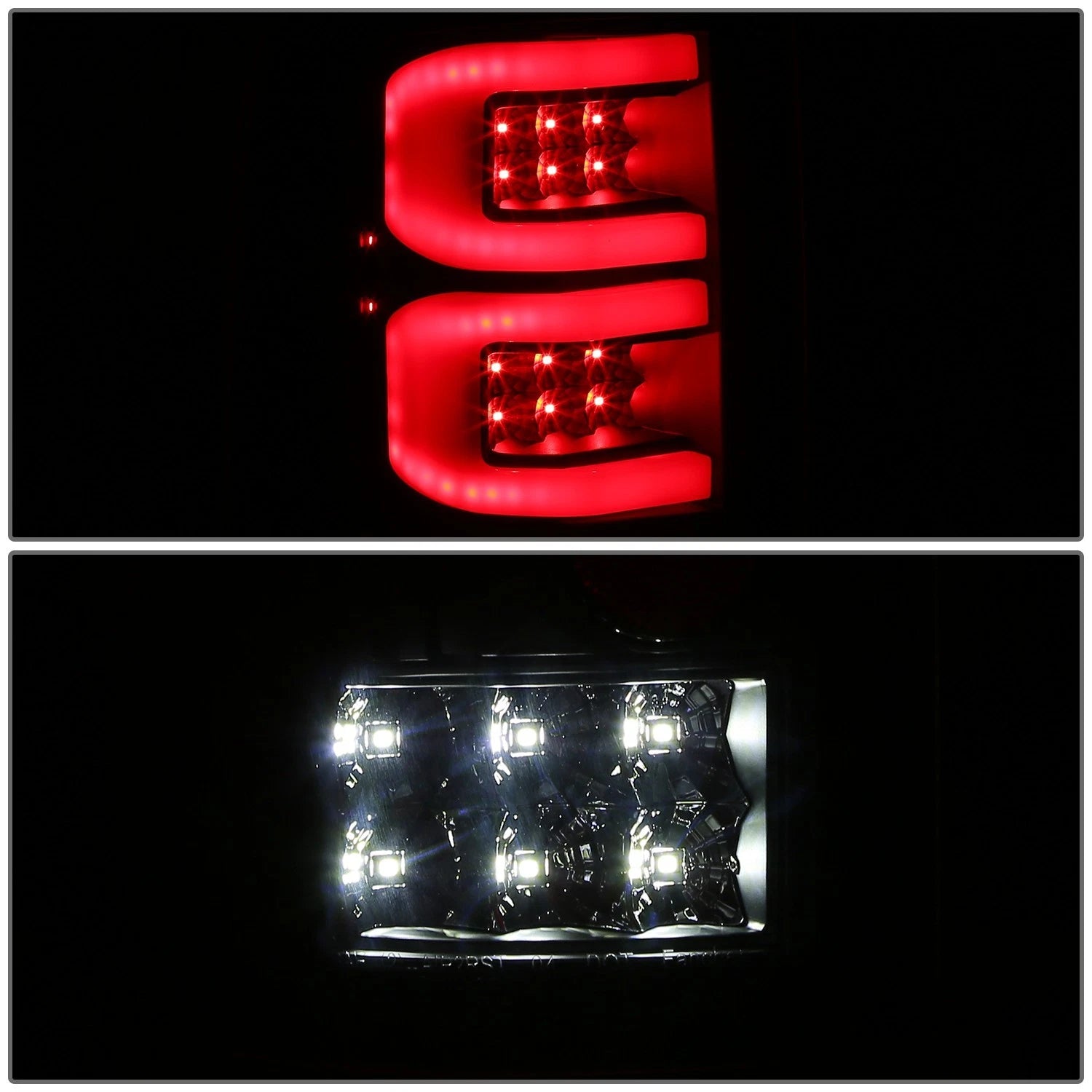 LED C-Tube Bar Tail Brake Light Reverse Lamp for Ford F150 Lobo (2004–2008)