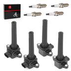 Set of 4 Ignition Coils w/ Spark Plug for Yamaha TX1800 AR190 SX190 (2019–2023)